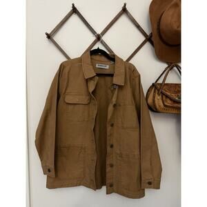 Ridgecut Toughwear Work Jacket Brown Canvas Men’s Size M Western Wear